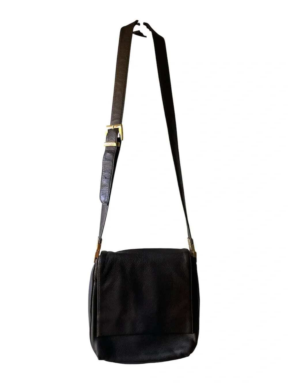 Perlina Brown Crossbody Leather Shoulder Bag
